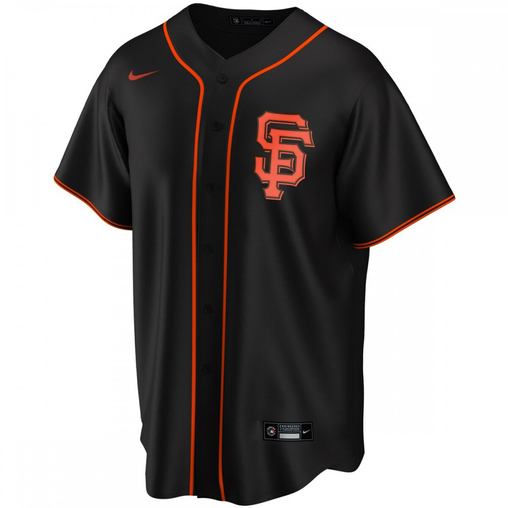 San Francisco Giants Youth Alternate Replica Team Jersey - Black-Pro Kit Vault | Brand New 26/27 Sports Jerseys